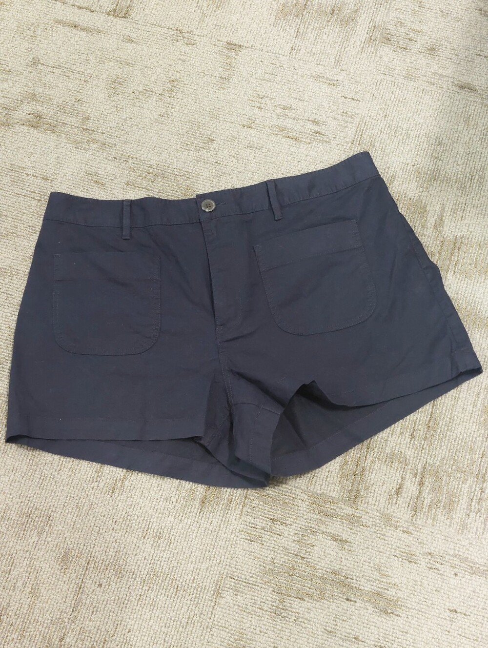 Patch Pocket Shorts Free Assembly 16 NWT Dark Navy 38x2.5"